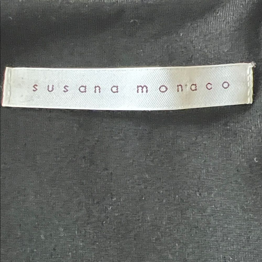 Susana Monaco Deep V-Neck Long Sleeve Dress - Picture 6 of 9